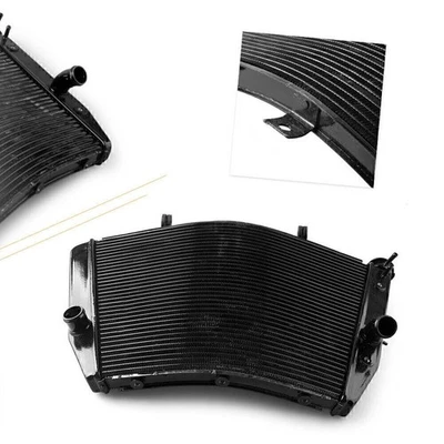 For Suzuki 07 08 GSXR1000 2007 2008 Black Aluminium Radiator Cooler - Image 1 of 4