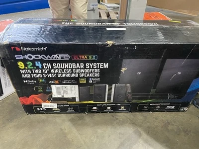 Barra de sonido Nakamichi Shockwafe Ultra 9,2,4 canales 1000 W con Atmos/Vision+SSE Foto 1 de 4