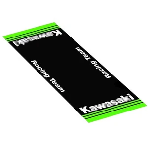 Motorbike Garage Mat -220x80cm Motorcycle Bike Floor Pit Mat Carpet For Kawasaki - Picture 1 of 4