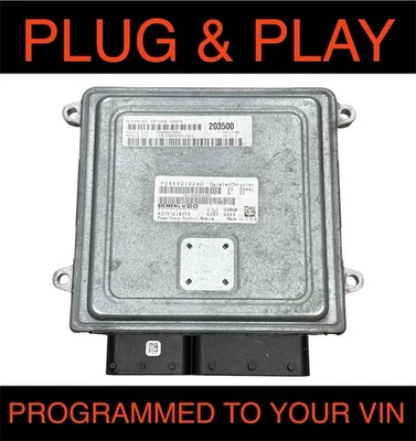 2007-2010 Dodge Avenger Sebring 2.4 Engine COMPUTER ECU ECM 68000150 PROGRAMMED - Image 1 of 4