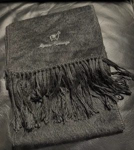 Alpaka Camargo Schal schwarz weich Unisex Muffler Peru Neu ohne Etikett - Bild 1 von 5