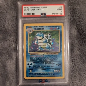 1999 POKEMON BASE SET UNLIMITED #2 BLASTOISE-HOLO PSA 9 - Picture 1 of 2