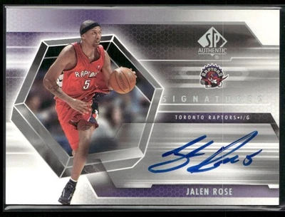 2005 Upper Deck SP Signatures Jalen Rose Auto SP-RO - Image 1 of 2