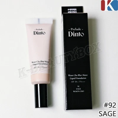DINTO Prelude Blur-Matte Liquid Foundation 25ml #92 Sage Semi Matte Foundation - Image 1 of 4