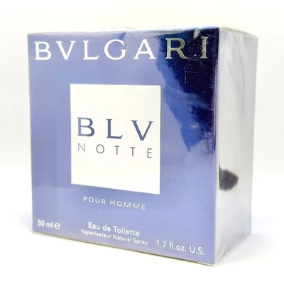 Bvlgari BLV Notte Pour Homme EDT 1,7 fl oz / 50 ml Nuevo en caja Sellado Descontinuado Raro Foto 1 de 3