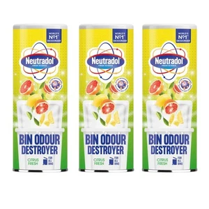 3 x Neutradol Pattumiera Distruttore Odori Deodorante 350g Agrumi Freschi - Foto 1 di 1