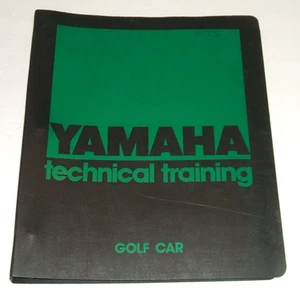 Carro de golf Yamaha manual de entrenamiento técnico 1978-1988 gasolina G1 G2 - Imagen 1 de 8