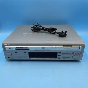 Philips CDR802 CD Recorder 3-Disc Changer Player Silver Hifi Separate *WORKING* - Picture 1 of 23