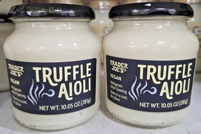 Trader Joe's Vegan Truffle Aioli 10.05oz 285g (2 Jars) - Image 1 of 2