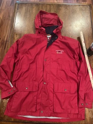 Chaqueta cortavientos vintage CHAPS Ralph Lauren 1996 Spellout en rojo para hombre talla XL Foto 1 de 4