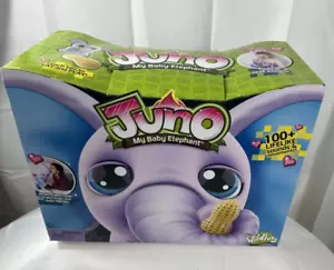 Juno My Baby Elephant with Interactive Moving Trunk and Over 150 Sounds - Picture 1 of 4