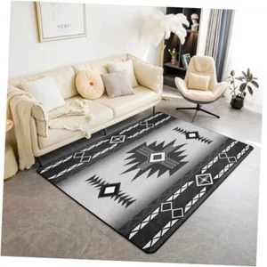 Southwest Native Rugs Non Slip Decorative Carpet Boho Style 5x6'6'' Multi 09 - Picture 1 of 8