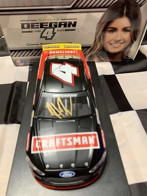 2020 Hailie Deegan Gold Autographed #4 Craftsman ARCA Ford Fusion 1/24 - Image 1 of 4