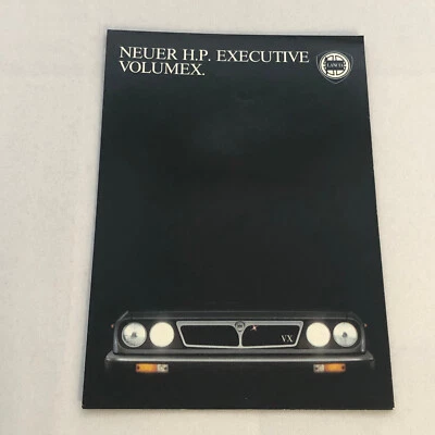 Catálogo folleto de ventas de automóviles ejecutivos Lancia Beta HP texto alemán Foto 1 de 4