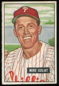 1951 Bowman #77 Mike Goliat Philadelphia Phillies - Picture 1 of 2