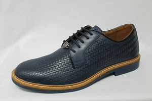 Stringate Igi&co 3101911 pelle intrecciata blu Made in Italy list €89,90 - 20% - Picture 1 of 4