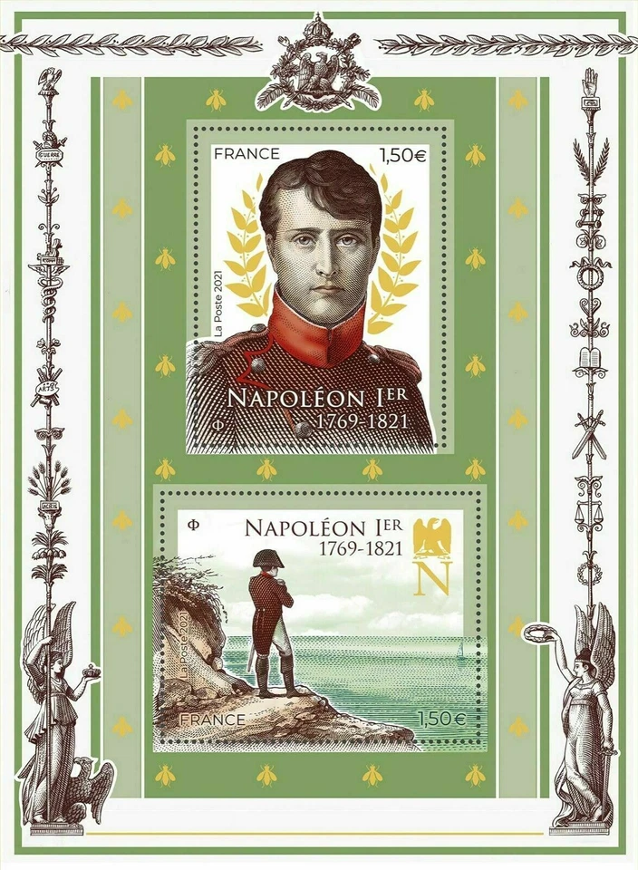 France - 2021 Napoleon Bonaparte on stamps Timbres MNH** - Image 1 of 1