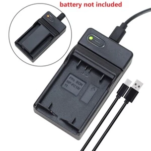 Chargeur Batterie USB pour Sony DSC-P3 F77 DSC-P5 DSC-P7 DSC-P8 P8S NP-FC10 NP-FC11 - Photo 1 sur 10