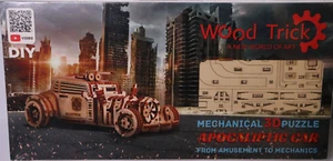 Wood Trick Apocalyptic Car Model Mechanical 3D Wooden Puzzle Best DIY Toy - Picture 1 of 2