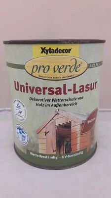 16€/L XYLADECOR UNIVERSAL-LASUR 0.75 Pro Verde Wetterschutz Holzlasur (A1612) - Bild 1 von 2