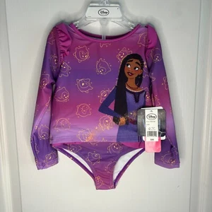 Disney Collection Wish Girls Toddlers Kids 2 pc Swim Bathing Suit Bikini Set NEW - Picture 1 of 7