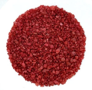 1/2 Ounce Dyed Red Ruby Jade Inlay Pieces 4mm And Less - Picture 1 of 2