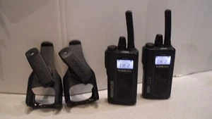 Lot of 2 KENWOOD NX-P500B ProTalk Digital NX-P500-K UHF Two Way Radios w/Batt - Picture 1 of 8