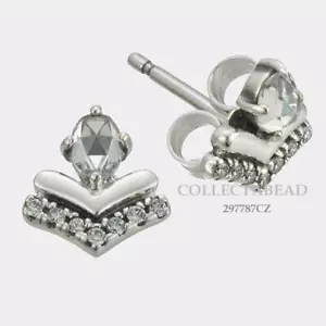 Authentische Pandora Silber klassische Wünsche CZ Ohrstecker 297787CZ - Bild 1 von 1