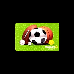 Walmart Soccer Ball Football Tennis Baseball NEW COLLECTIBLE GIFT CARD $0 #8745 - Picture 1 of 1