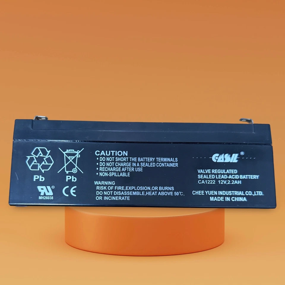 Batería de alarma de seguridad Honeywell Casil 12V 2.2Ah / 2.2Ah recargable antirrobo