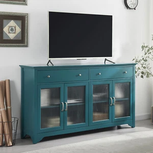 TV Stand Entertainment Center Media Console with Shelves for TVs up to 65'' - Picture 1 of 11