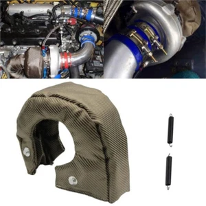 T4 Titanium Turbo Blanket Heat Shield Charger Cover Wrap with Locking 1PCS - Picture 1 of 13
