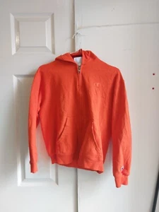 Champion Medium Ladies Orange Zip Up Hoodie - Picture 1 of 3