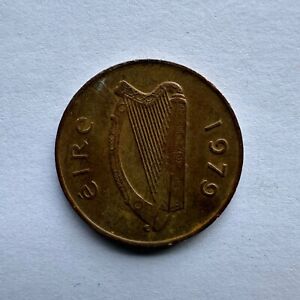 IRISH IRELAND EIRE Coin 2p Two Pence - 1979 Circulated Original - RARE COIN