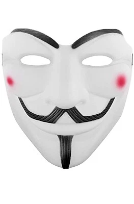 Fancy лицо маска хакер V анонимный для Vendetta парень Fawkes Xmas платье - Изображение 1 из 2