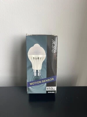 5w B22 LED Motion Sensor lights Indoor - Automatic Smart Motion Sensor PIR Ligh - Image 1 of 2