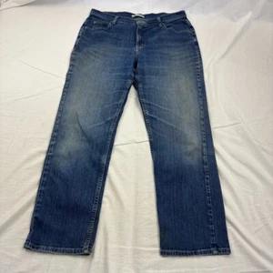 Riders Lee Women's Vintage 90s Relaxed Jeans Blue 5-Pocket Size 14M - Picture 1 of 12