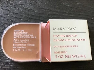 Mary Kay DAY RADIANCE Cream Foundation ROSE BEIGE .5 oz SPF 8 BNIB - Picture 1 of 1