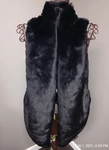 TART faux Fur Vest Size Small - Picture 1 of 5