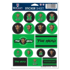 MARSHALL THUNDERING HERD 17 LOGO VINYL STICKER SHEET NEW WINCRAFT 🦬 - Picture 1 of 1