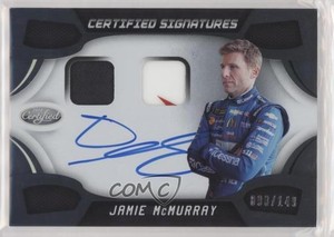 2018 Certified Certified Signature Swatches /149 Jamie McMurray #CSS-JM Auto