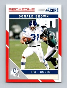 2011 SCORE RED ZONE PARALLEL #124 DONALD BROWN - Picture 1 of 1