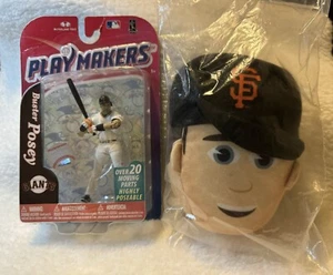McFarlane Play Makers MLB SF Giants Buster Posey Figure & Emoji Plush Head - Picture 1 of 11