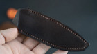 waist belt Blade knife bag holder scabbard cover sheath cow leather black Q253