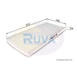 Se adapta a Fiat Punto 1993-2000 Barchetta 1995-2005 + otros modelos filtro cabina Ruva - Imagen 1 de 2