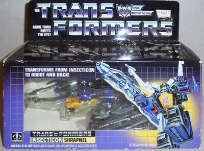 -Sellado- 1984 -INSECTICON: METRALLA- TRANSFORMADORES Robot de insectos/insectos G1 de colección Foto 1 de 4