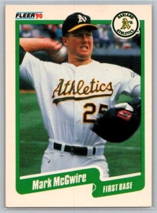 1990 Fleer Mark McGwire #15 - Picture 1 of 2