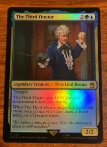 2023 MTG Wizards of the Coast Doctor Who Foil #0162 The Third Doctor - Picture 1 of 2