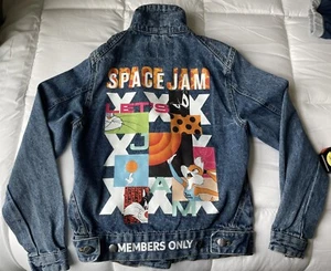 Looney Tunes Space Jam Denim Jacket - Kids Medium - Picture 1 of 8