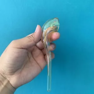 Filtro pipa fumo tabacco sigaretta vetro riutilizzabile lunga 150 mm erbe pipe fumo - Foto 1 di 6